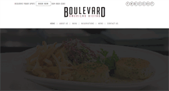 Desktop Screenshot of boulevardbistro.com